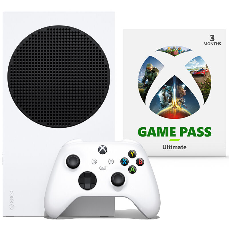 Xbox Series S 512GB All-Digital Starter Bundle Console with Xbox Game Pass (Disc-Free Gaming) - White, , hires
