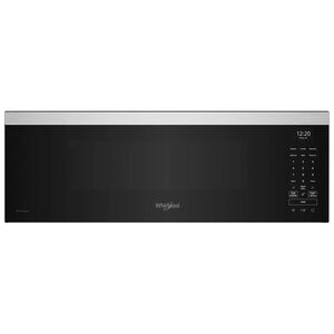 Whirlpool 30 in. 1.1 cu. ft. Low Profile Smart Over-the-Range Microwave with 450 CFM & Sensor Cooking - Fingerprint Resistant Stainless Steel, Fingerprint Resistant Stainless, hires