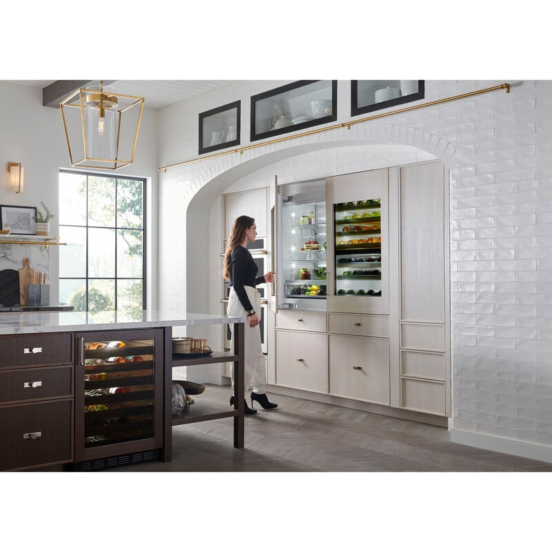 Monogram 30 in. 14.6 cu. ft. Built-In Counter Depth Bottom Freezer Refrigerator with Ice Maker - Custom Panel Ready, , hires