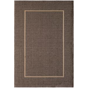 Natco Santorini Collection Outdoor Area Rug Long Floats 8'8"x11'10" - Pebble/Natural, , hires