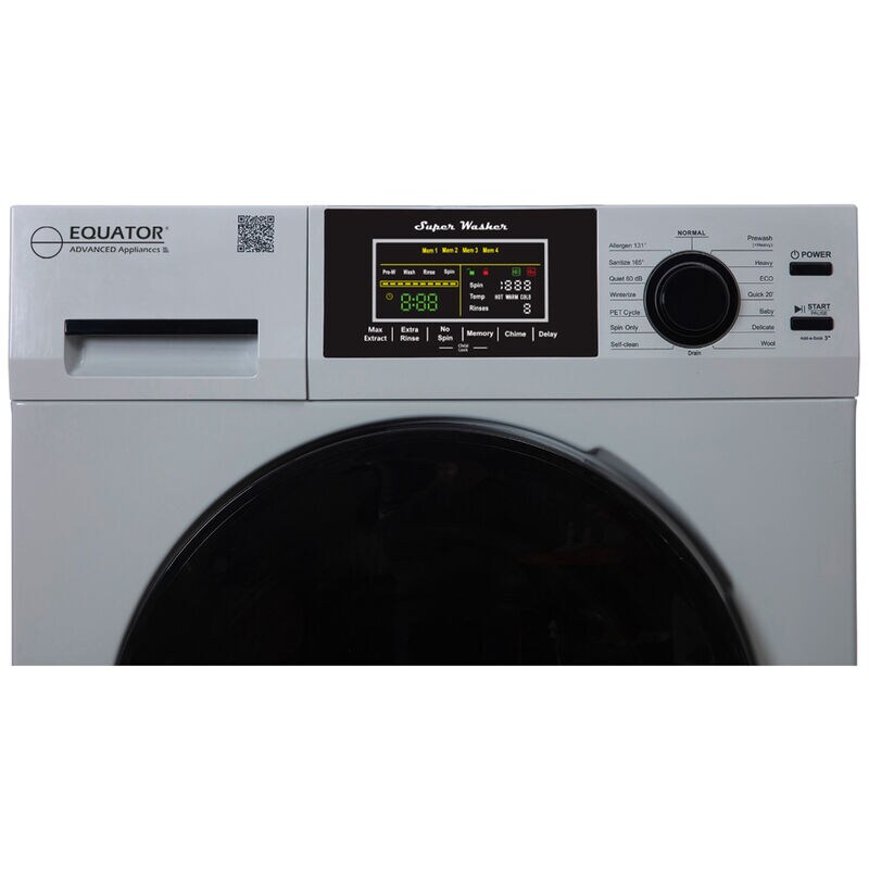 Equator 24 in. 1.6 cu. ft. Front Load Washer with Winterize, Allergen, Pet & Sanitize Cycle