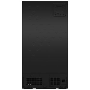 GE 36 in. 27.9 cu. ft. Side-by-Side Refrigerator with Ice & Water Dispenser - Slate, Slate, hires
