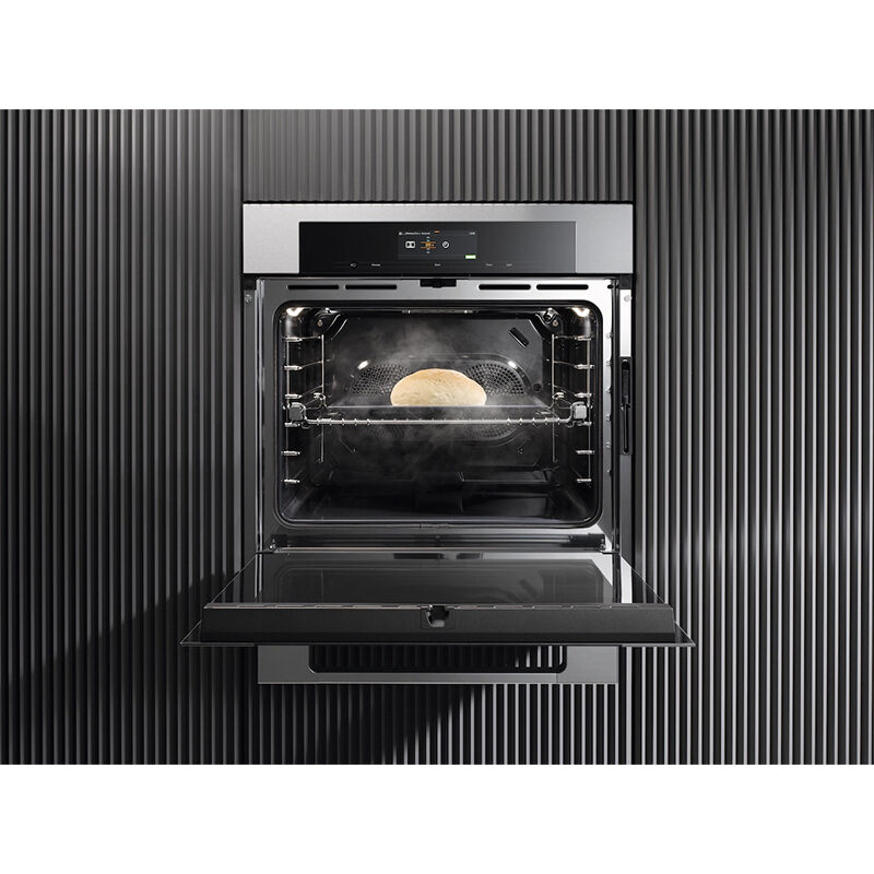 Miele ContourLine Series 30" 4.6 Cu. Ft. Electric Smart Wall Oven with Standard Convection & Self Clean - Clean Touch Steel, , hires