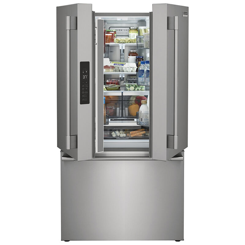 Frigidaire Professional 36 in. 23.3 cu. ft. Counter Depth French Door Refrigerator with Internal Water Dispenser - Stainless Steel, , hires