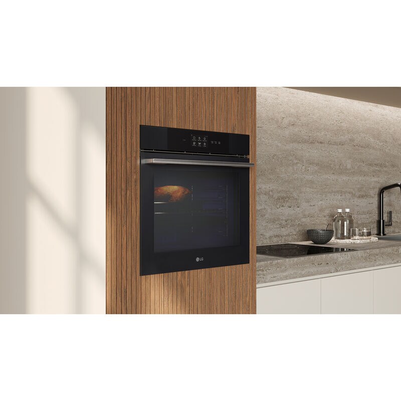 LG 24 in. 4-Burner Electric Cooktop - Black, , hires