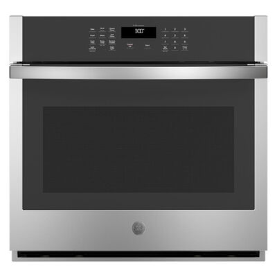 GE 30 in. 5.0 cu. ft. Electric Smart Wall Oven With Self Clean - Stainless Steel | JTS3000SNSS
