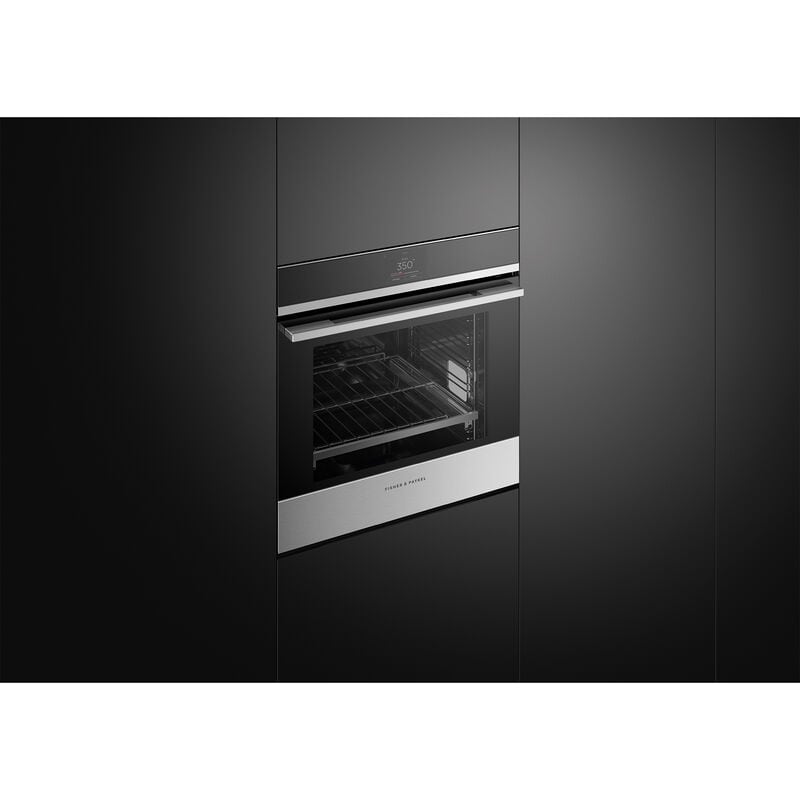 Fisher & Paykel Series 9 24 in. 3 cu. ft. Smart Electric Single Wall Oven with Standard Convection - Stainless Steel, , hires