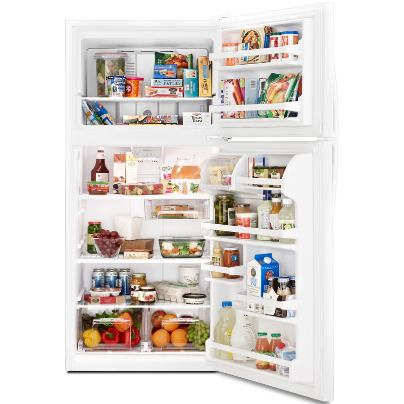 Whirlpool 30 in. 18.2 cu. ft. Top Freezer Refrigerator - White, White, hires