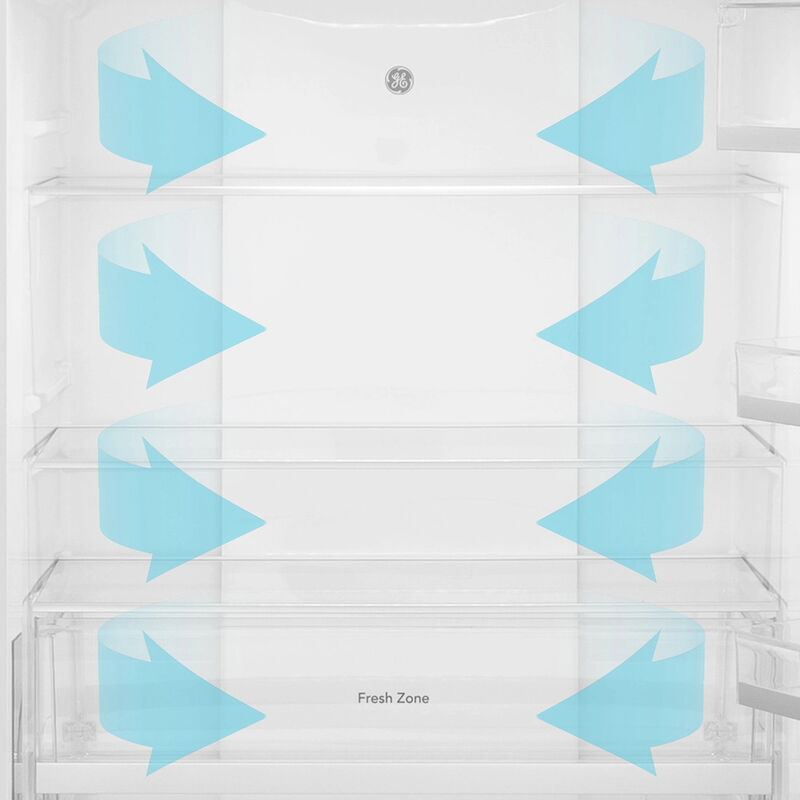 GE 31 in. 17.7 cu. ft. Counter Depth Bottom Freezer Refrigerator - Fingerprint Resistant Stainless, , hires