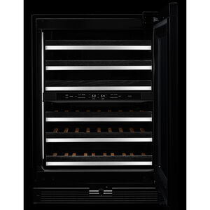 JennAir 24 in. Undercounter Wine Cooler with Wood Racks, Dual Temperature Zones & 45 Bottle Capacity - Custom Panel Ready, , hires