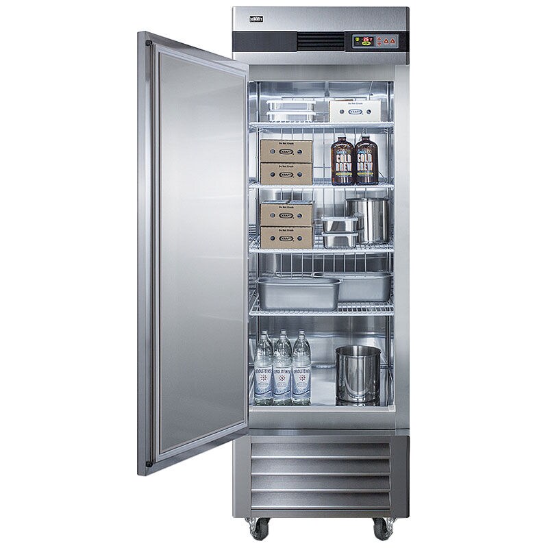Summit 28 in. 23.0 cu. ft. Left-Hinged Freezerless Refrigerator - Stainless Steel, , hires