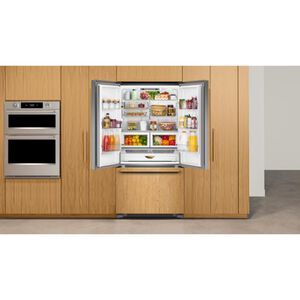 KitchenAid 36 in. 21.9 cu. ft. Counter Depth French Door Refrigerator with Internal Water Dispenser - Custom Panel Ready, Custom Panel Required, hires
