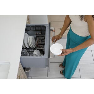 Cafe 24 in. Top Control Dishwasher with 49 dBa Sound Level - Matte Black, , hires