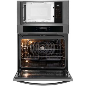 Frigidaire 30 in. 6.9 cu. ft. Electric Microwave/Wall Oven Combo with Standard Convection & Sensor Cooking - Black Stainless Steel, , hires