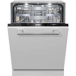 Miele 24 in. Smart Built-In Dishwasher with AutoDos System, Top Control, 40 dBA Sound Level, 16 Place Settings, Wash Cycles & Sanitize Cycle - Custom Panel Ready, , hires