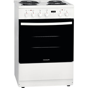 Frigidaire 24 in. 1.9 cu. ft. Electric Range with Coil Burners - White, White, hires