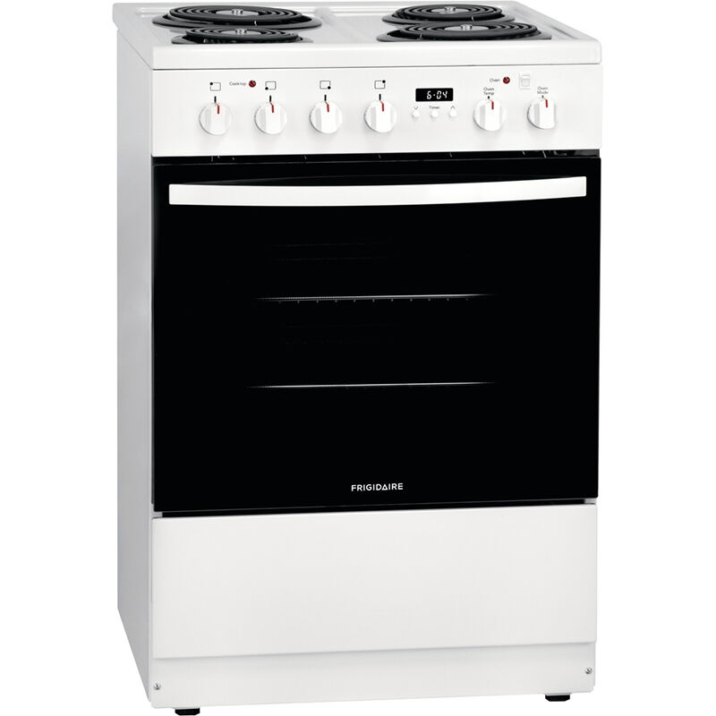 Frigidaire 24 in. 1.9 cu. ft. Electric Range with Coil Burners - White, White, hires