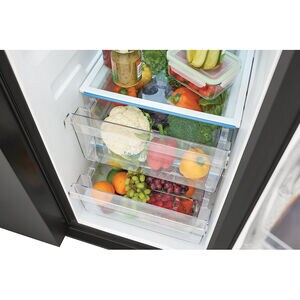 Frigidaire 36 in. 25.6 cu. ft. Side by Side Refrigerator with Ice & Water Dispenser - Black Stainless, Black Stainless, hires