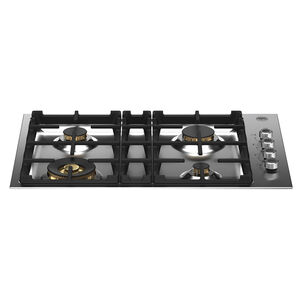 Bertazzoni Professional Series 30 in. Gas Cooktop with 4 Sealed Burners - Stainless Steel, , hires