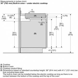 Bosch Benchmark Series 30 in. 5-Burner Electric Cooktop with Simmer Burner & Power Burner - Black with Stainless Steel, , hires