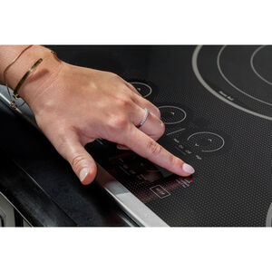 Cafe 30 in. 5-Burner Smart Electric Cooktop with Simmer Burner & Power Burner - Stainless Steel, , hires