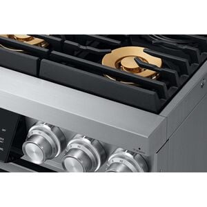 Dacor Contemporary 36 in. 5.4 cu. ft. Smart Dual Convection Gas Range with 6 Sealed Burners - Silver Stainless, , hires