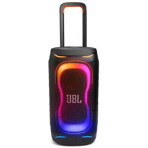 JBL PartyBox 330 Portable Party Speaker with JBL Legendary Sound, Futuristic Lighting, A Lelescopic Handle and Wide Wheels - Black, , hires