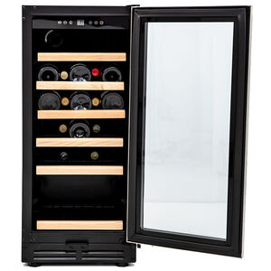 Avanti 15 in. Undercounter Wine Cooler with Single Zone & 30 Bottle Capacity - Stainless Steel, , hires