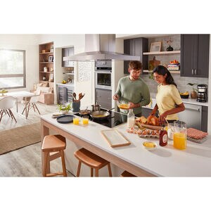 KitchenAid 30 in. 5-Burner Induction Cooktop with Simmer Burner & Power Burner - Stainless Steel, , hires