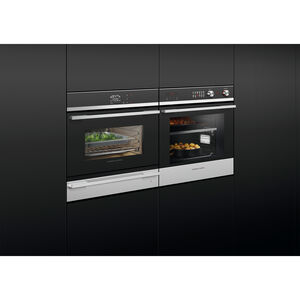 Fisher & Paykel 24" 1.3 Cu. Ft. Electric Wall Oven with Standard Convection & Manual Clean - Stainless Steel, , hires