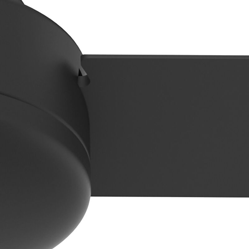 Hunter 52" Presto Ceiling Fan and Wall Control - Matte Black, Matte Black, hires