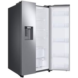 Samsung 36 in. 27.4 cu. ft. Side by Side Refrigerator with Ice & Water Dispenser - Stainless Steel, Stainless Steel, hires