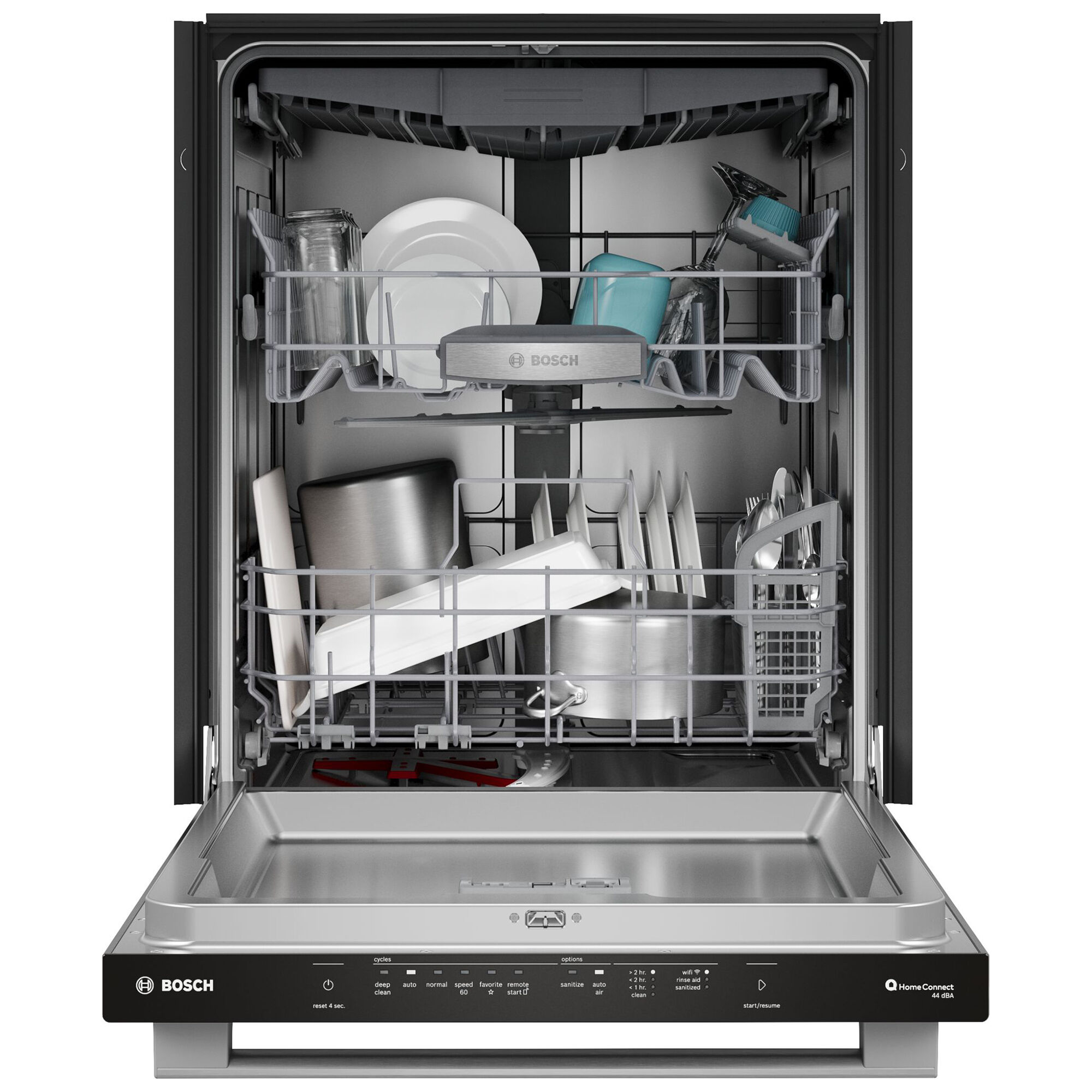 Bosch 500 Series 24 in. Top Control Smart Dishwasher with 44 dBA