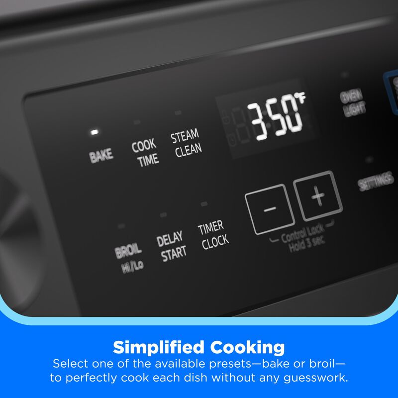 Midea 30 in. 6.1 cu. ft. Gas Range with 4 Sealed Burners - Black, Black, hires