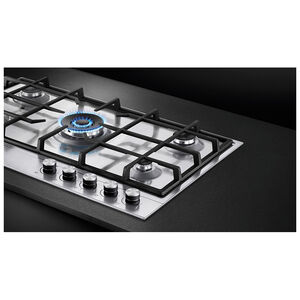 Fisher & Paykel Series 7 30 in. 5-Burner Natural Gas Cooktop with Simmer Burner & Power Burner - Stainless Steel, , hires
