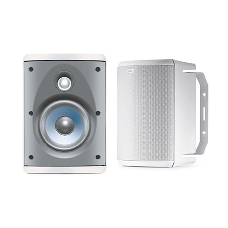 Polk Audio Atrium 2-Way Indoor/Outdoor Speakers with 5" Woofers - White, , hires