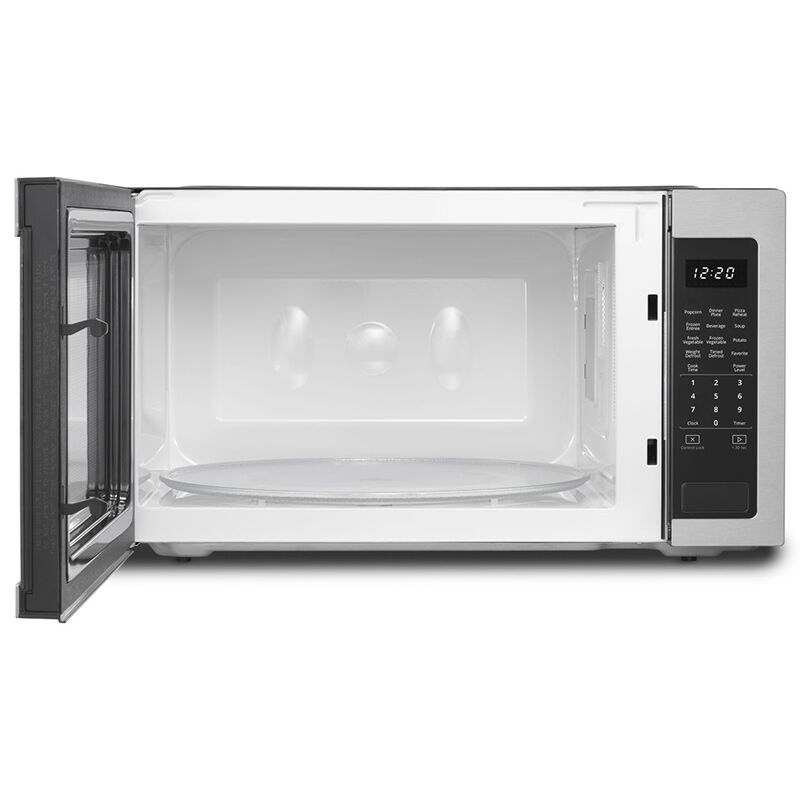 Whirlpool 24 in. 2.2 cu.ft Countertop Microwave with 10 Power Levels & Sensor Cooking Controls - Stainless Steel, Stainless Steel, hires