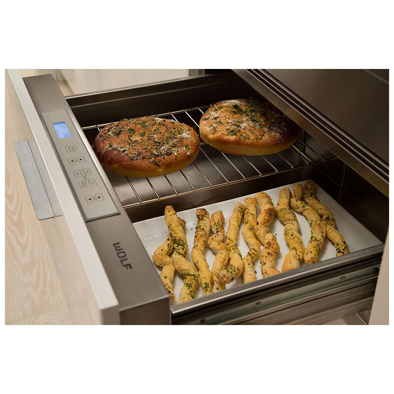 Wolf 30 in. 1.6 cu. ft. Warming Drawer with Variable Temperature Controls & Electronic Humidity Controls - Custom Panel Ready, , hires