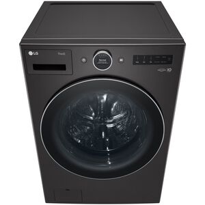 LG 27 in. 5.0 cu. ft. Front Loading Smart Washer with 25 Wash Programs, 19 Wash Options, Sanitize Cycle, Steam Wash & Self Clean - Black Steel, , hires