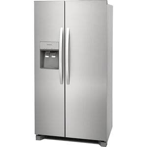 Frigidaire 36 in. 22.3 cu. ft. Counter Depth Side by Side Refrigerator with Ice & Water Dispenser - Stainless Steel, , hires