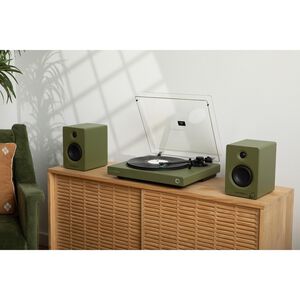 Victrola Wave Bluetooth Turntable with Auracast - Green, , hires