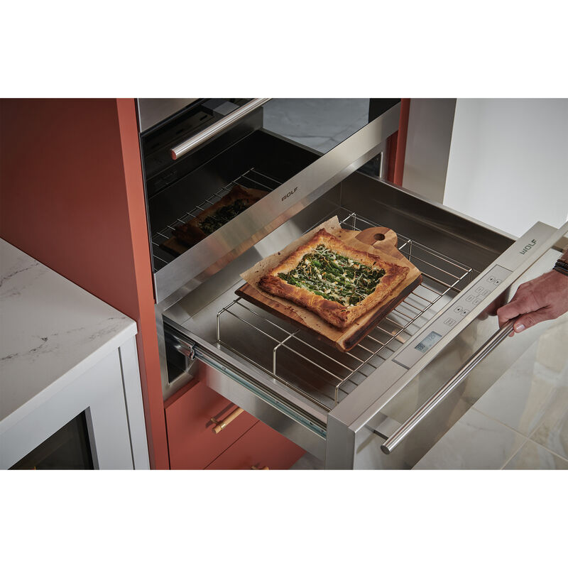 Wolf 30 in. 1.6 cu. ft. Warming Drawer with Humidity Control - Custom Panel Ready, , hires