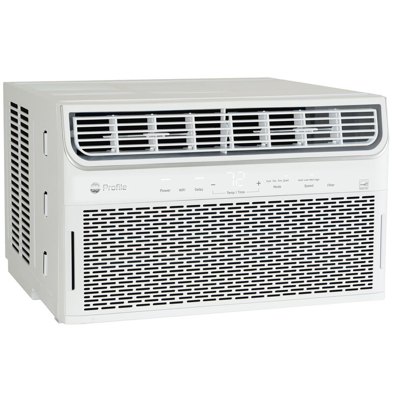 GE Profile 13,500 BTU Smart Energy Star Window Air Conditioner with Inverter, 3 Fan Speeds & Remote Control - White, , hires