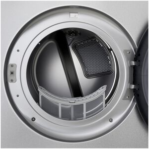 LG SIGNATURE 29 in. 9.0 cu. ft. Smart Stackable Gas Dryer with Built-In Intelligence, TurboSteam, AI Sensor Dry & Sanitize Cycle - Brushed Platinum Steel, , hires