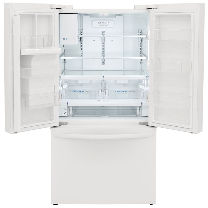 Frigidaire 36 in. 27.8 cu. ft. French Door Refrigerator with Ice & Water Dispenser - White, White, hires