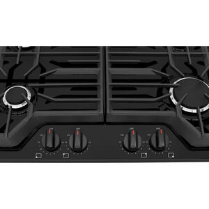 Frigidaire 30 in. Gas Cooktop with 4 Sealed Burners - Black, Black, hires