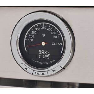 Bertazzoni Professional Series 30 in. 4.6 cu. ft. Air Fry Dual Convection Electric Range with 4 Induction Burners - Red, Red, hires