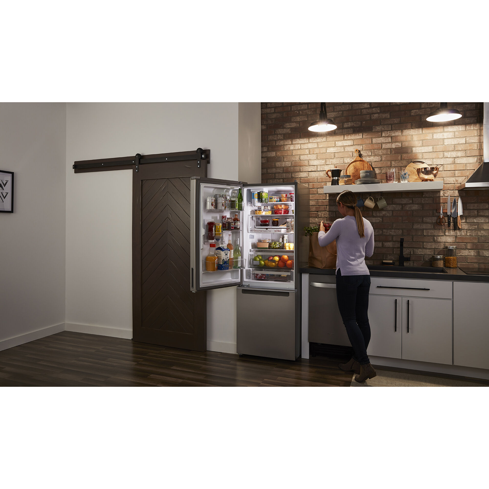 Whirlpool 24 in. 12.9 cu. ft. Counter Depth Garage Ready Bottom