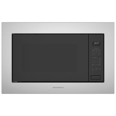 Monogram 24 in. 2.2 cu.ft Built-In Microwave with 10 Power Levels & Sensor Cooking Controls - Black | ZEB1227SLSS