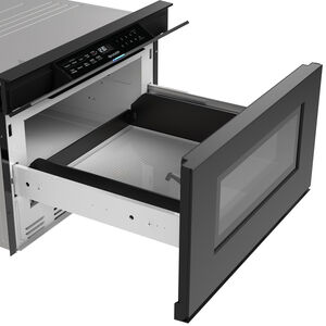 Sharp 24 in. 1.2 cu. ft. 950W Smart Drawer Microwave with Sensor Cooking - Black, , hires